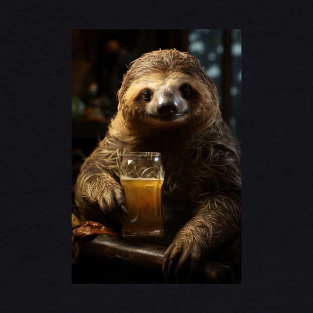 Sloth Pub and Ale by JensenArtCo